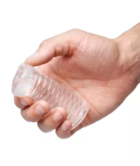 Mini Ribbed Pussy Stroker