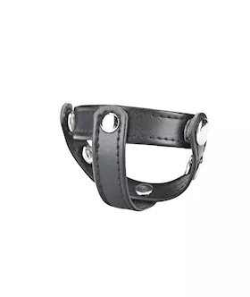 T-style Cock Ring With Ball Divider