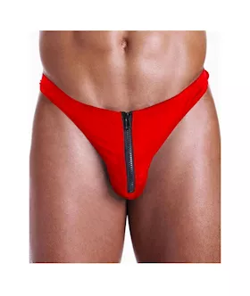 Thong With Zipper