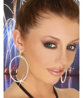 Rhinestone Hoops