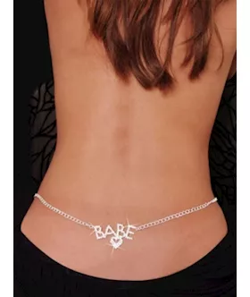 Babe Rhinestone Belly Chain