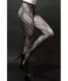 Patchwork Fishnet Pantyhose