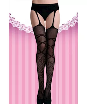 Sexy Patterned Hollow-out Thighs Pantyhose