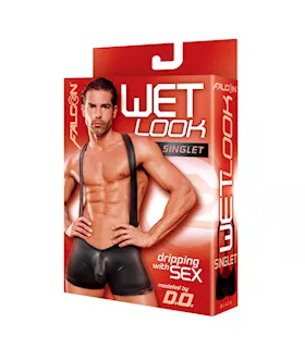 Wet Look Singlet Small