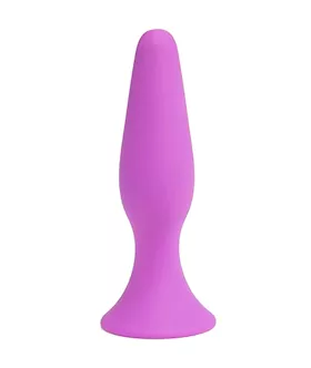 Purple Silicone Butt Plug