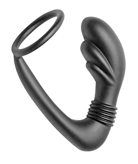 Cobra Silicone PSpot Massager and Cock Ring