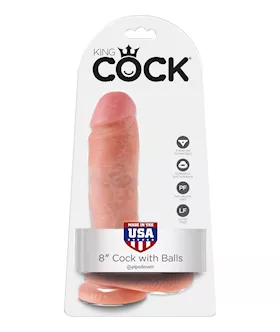 King Cock Suction Cup Dildo With Balls