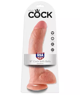 King Cock Suction Cup Dildo With Balls