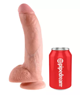 King Cock Suction Cup Dildo With Balls