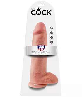 King Cock With Balls 12 Inch