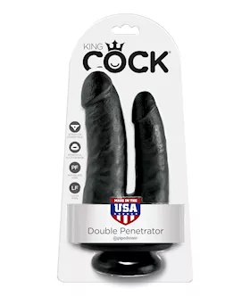 King Cock Double Penetrator Suction Cup Dildo