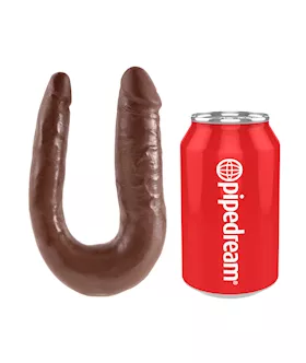 King Cock U-shaped Small Double Trouble Brown