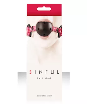 Sinful Pink Ball Gag