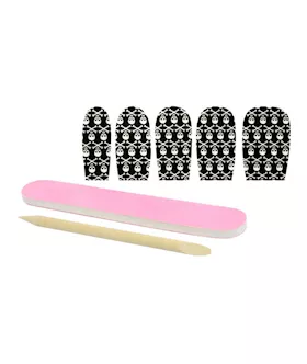 Black/white Skulls Nail Foil