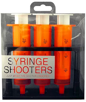 Orange Syringe Shooters