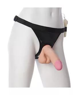 Vac-u-lock 6 Inch Ur3 Cock Vibro With Ultra Harness