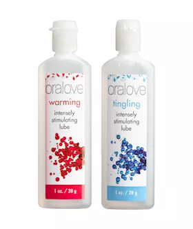 Oralove Dynamic Duo Warming  Tingling 2 Pack