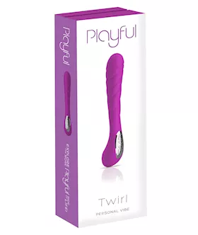 Playful Twirl Silicone Rechargeable Purple