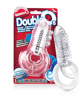 DoubleO 8 vibrating cock ring