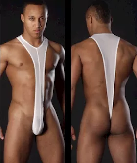 White Classic Man Underwear Large