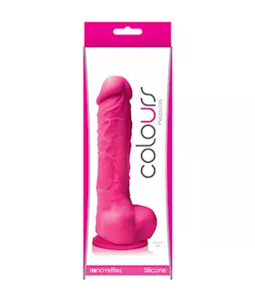 Colours Pleasure Suction Cup Dildo With Balls