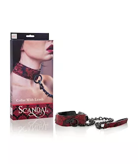 Scandal Collar With Leash