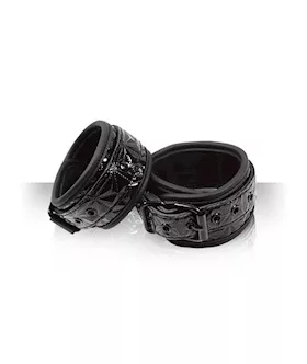 Sinful Black Wrist Cuffs