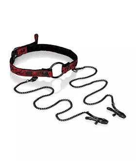 Scandal Open Mouth Gag With Clamps