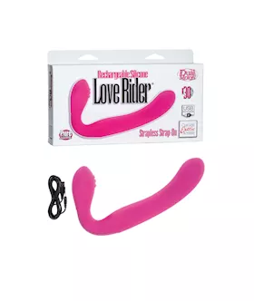 Rechargeable Silicone Love Rider Strapless Strap-on