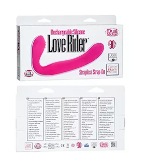 Rechargeable Silicone Love Rider Strapless Strap-on
