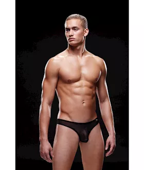 Envy Mesh Thong S M Black