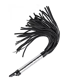 Platinum Bound Flogged Embossed Metallic Flogger