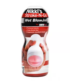 Nikkis Stroke-n-go Wet Blowjobstroker