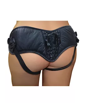Plus Size  Pvc Corsette Strap-on