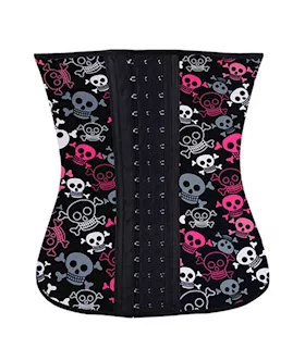 Playful Skulls Waist Cincher