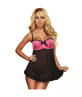 Maximum Cleavage Baby Doll Set