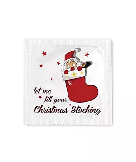 Funny Condom Let Me Fill Your Christmas Stocking