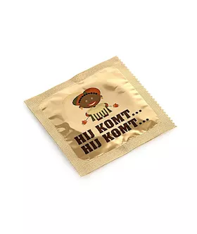 Funny Condoom Hij Komt Hij Komt