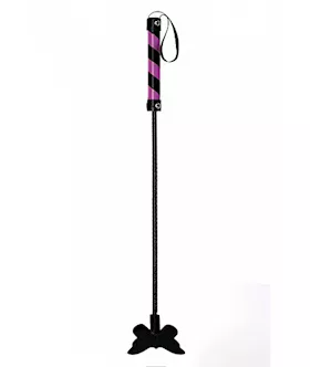 Butterfly Crop Pvc Black Purple