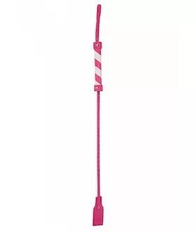 Cube Tipped Crop Suede Pink White