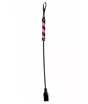 Cube Tipped Crop Pvc Black Pink