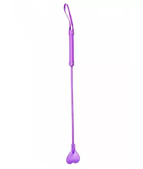 Heart Tipped Crop Pvc Purple