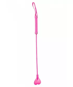 Heart Tipped Crop Pvc Pink