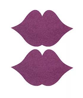 Nipple Sticker Lips Purple