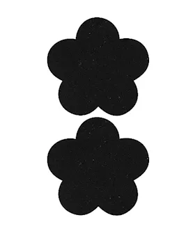 Nipple Sticker Blossom Black