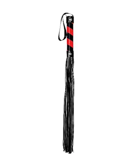 Whip Pvc Black Red