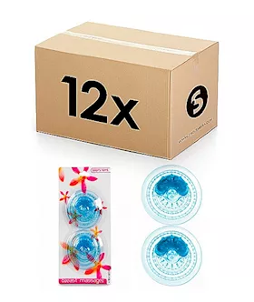 Vibrating Breast Massager Blue 12pcs In One Box