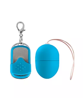 10 Speed Remote Vibrating Egg Small Blue