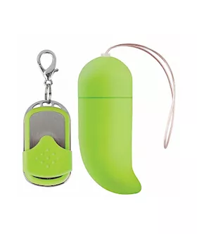 10 Speed Remote Vibrating G-spot Egg Green