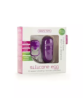 Silicone Remote Controlled Egg Purple